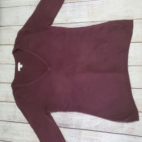 New York & Company V-Neck Sweater SET - Medium - Red, Orange, & Burgundy - Picture 16 of 16